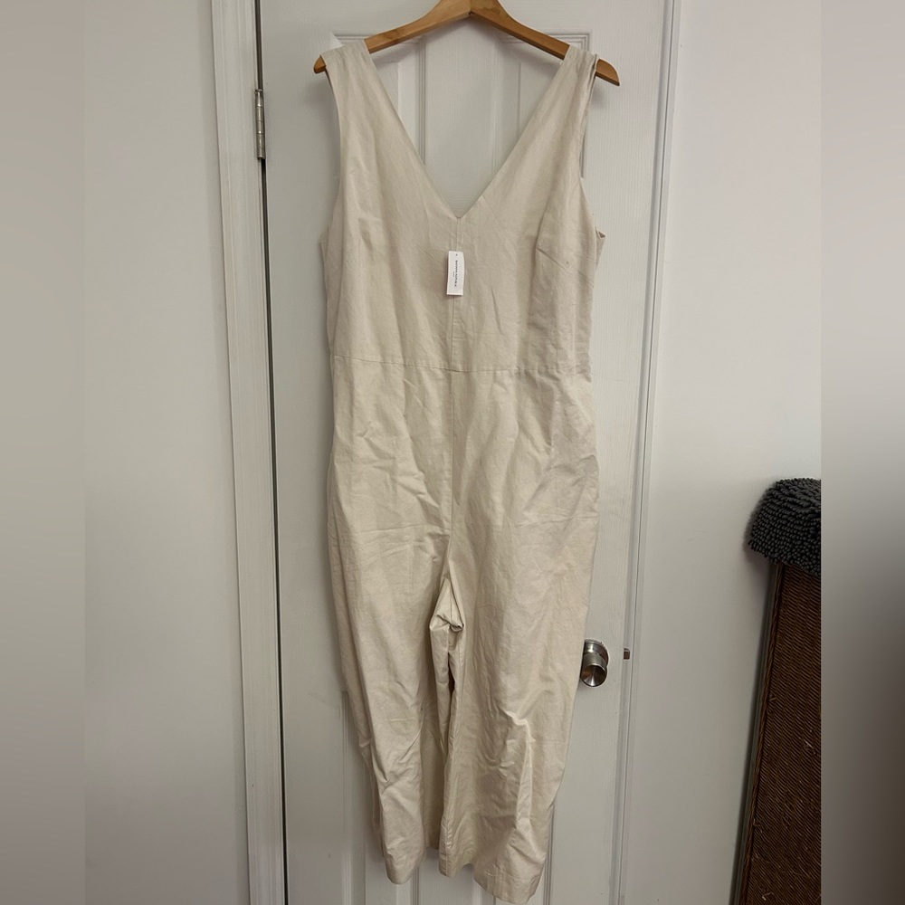 NWT Banana Republic cropped wide leg jumpsuit size 18
